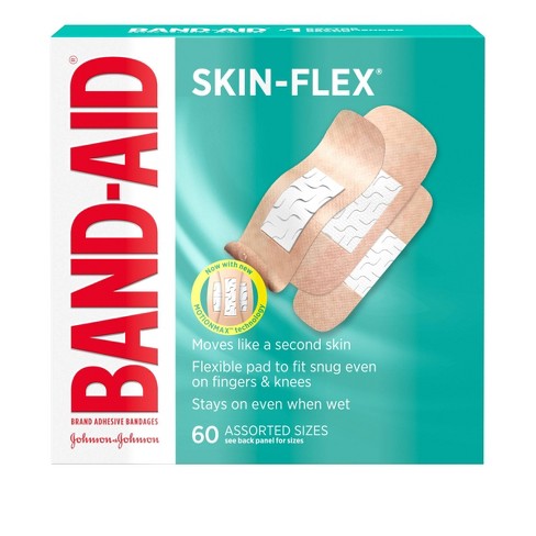 Band-aid Skin-flex Assorted Sizes Adhesive Bandages - 60ct : Target