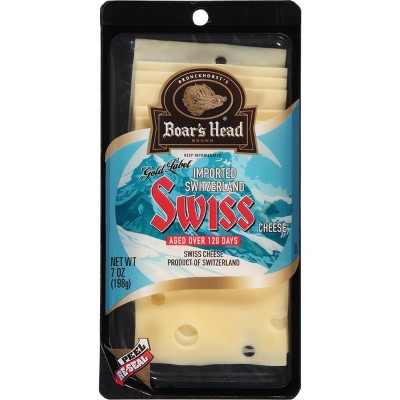 Boar's Head Gold Swiss Cheese - 7oz : Target