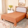 Brushed Microfiber Flat Sheet Only, Super Soft Hotel Quality Top Sheet - NTBAY - 4 of 4