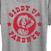 Women's - Instant Message - Giddy Up Pardner Short Sleeve Graphic T-Shirt - 2 of 4