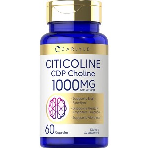 Carlyle Citicoline CDP Choline 1000mg | 60 Capsules - 1 of 3