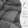 Fabric Lazy Chair,Leisure Sofa Armchair Reading Chair for Living Room - 4 of 4