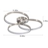 VYNXARIA Contemporary 20-Inch 3-Ring Ceiling Light Fixture ¨C Elegant Illumination for Any Space - 3 of 4