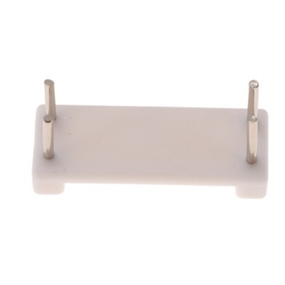 Unique Bargains Picture Hangers Flat Insert Hook ABS White 1.26"x0.51" 20 Pcs