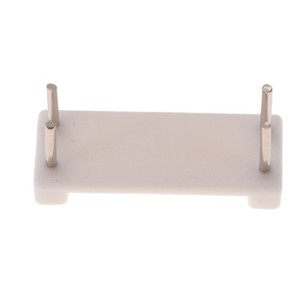 Unique Bargains Picture Hangers Flat Insert Hook ABS White 1.26"x0.51" 20 Pcs - 1 of 4