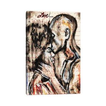 Love Story by Artist Ria Unframed Wall Canvas - iCanvas