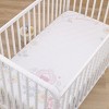 NoJo Disney Sweet Princess Light Blue, Pink, and White Enchanted 100% Cotton Photo Op Fitted Crib Sheet - 3 of 4