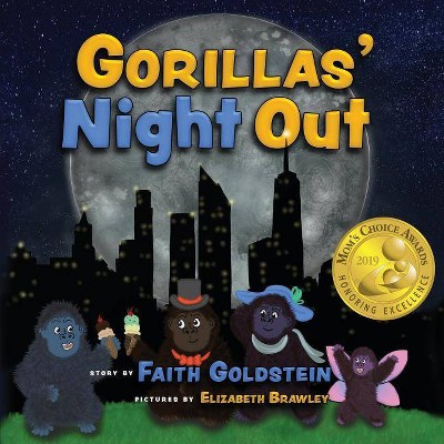 Gorillas' Night Out - by  Faith Goldstein (Paperback)