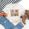 Simply Sage Market Women's Checkered Momster Ghost Short Sleeve Graphic Tee - 3 of 4