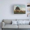 Trademark Fine Art - Winslow Homer  Homer's Sheep Countryside I Canvas Art - 2 of 4