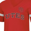 NCAA Utah Utes Women's Mesh Trim V-Neck T-Shirt - 3 of 3