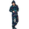Footed Pajamas - Family Matching Family Matching Dino  World One Pieces for Boys, Girls, Men, Women and Pets - 2 of 4