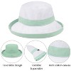 Solaris Women's Cotton Packable Bucket Hat, Wide Brim Bucket Hat for Women, UPF 50 Reversible Women Hat for Garden Party, Beach, Travel - 2 of 4