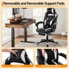 Gaming Chair, PU Leather Computer Office Chair with Footrest &Headrest & Lumbar Support - 4 of 4