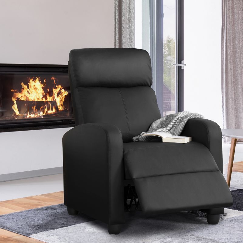 Yaheetech Adjustable Recliner Chair PU Leather Upholstered for Living Room, 2 of 11