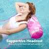 Jasonwell 2-Pack Hammock Pool Floats for Adults - 4-in-1 Multi-Purpose Inflatable Lounge Floats, PVC, Blue & Pink, Large - 3 of 4