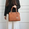 MKF Collection Elodie Triple Compartment Women’s Tote Bag by Mia K - 3 of 4