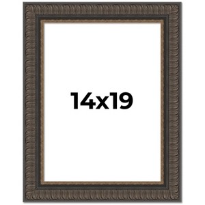 PosterPalooza | Museum Brown Picture Frame - UV Acrylic, Foam Board Backing, Hanging Hardware - 1 of 4