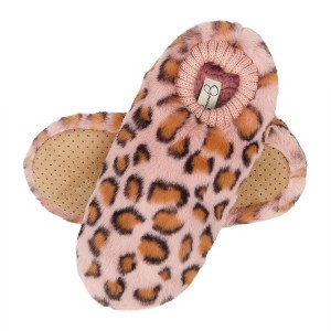 Jessica Simpson Girl's Plush Fleece Lined Slipper Socks - 1 of 4
