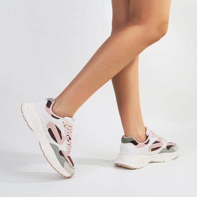 Женские кроссовки BERNESS Women's Bethania Chunky Mesh Sneakers White 11 — фото 5