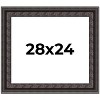 PosterPalooza | 3.5" Wide Ornate Black Picture Frame - UV Acrylic, Backing Board, Hanging Hardware Included - 2 of 4