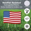 Big Dot of Happiness Patriotic - Yard Sign & Outdoor Lawn Cemetery Grave Decorations - Memorial Day Patriotic Yard Signs - Set of 8 - 3 of 4