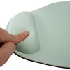 Insten Mouse Pad with Wrist Support and Keyboard Wrist Rest, Ergonomic, Easy Typing, Memory Foam For Gaming Office, Arc S, Green - 4 of 4