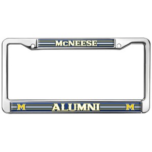 McNeese State Alumni Logo Full Size Standard License Plate Metal Frame - 1 of 4