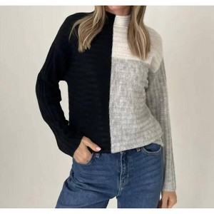 Women's Maggie Funnel Neck Sweater - SIX/FIFTY - 1 of 3