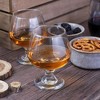 Juvale Set of 4 Whiskey Glasses for Spirits, Short Stem Wine Glass Set for Bourbon Snifter, Cognac, Brandy, Cocktails, 13oz - 4 of 4
