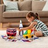 PICASSO-TILES 64 PC, 3-in-1 Rocket, Train, and Bus with Stick on Designs, Magnetic Tiles, Building Blocks, STEM Toys for Kids 3+ - 2 of 4
