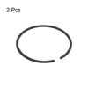 Unique Bargains Durable High Tensile Piston Ring Set 2 Pcs - 3 of 4