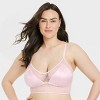 Women's Satin and Lace Longline Bralette - Auden™ - 4 of 4