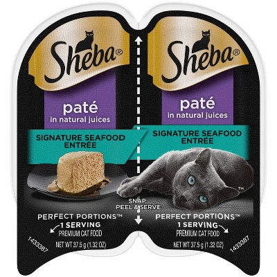 Sheba Perfect Portions Signature Seafood Flavor Pate Wet Cat Food - 2.64oz