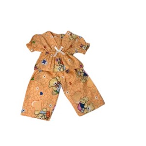 Doll Clothes Superstore Beary Cute Tangerine Pajamas Fit Our Generation American Girl My Life Dolls - 1 of 4