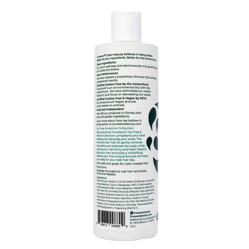 Purezero Tea Tree &#38; Matcha Shampoo - 12 fl oz, 3 of 6