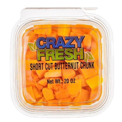Crazy Fresh Short Cut Butternut Squash - 20oz