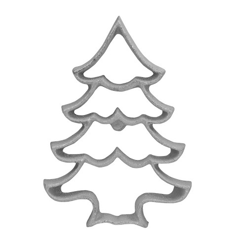 O'creme Rosette-iron Mold, Cast Aluminum Large Christmas Tree Shape ...