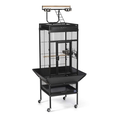 Photo 1 of Prevue Pet Products Wrought Iron Select Bird Cage Black Hammerstone 3151BLK