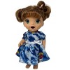 Doll Clothes Superstore Blue Mickey Dress Fits 12 Inch Baby Alive And Little Baby Dolls - 3 of 4