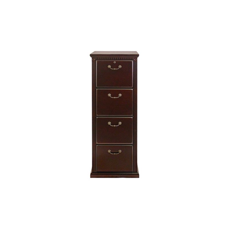 55&#34; Huntington Club Four Drawer File Cabinet Cherry - Martin Furniture, 1 of 10