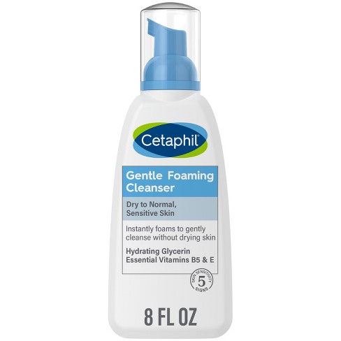Cetaphil Oil Free Gentle Foaming Facial Cleanser With Glycerin - 8 Fl Oz :  Target