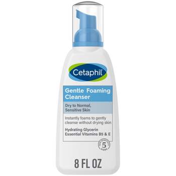 Cetaphil Oil Free Gentle Foaming Facial Cleanser with Glycerin - 8 fl oz