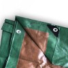 Moose Supply Heavy Duty Waterproof Poly Tarp Covers, Green/Brown, 12 Mil - 2 of 4