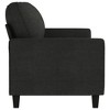 3-seater Sofa Black Polyester, Metal, Textilene 3-seater - 4 of 4