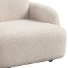 GlasFlength Sofas Playful Bear Shaped Soft Fabric Kids Armchair Durable with Plush Upholstery for Playrooms, Beige, 21"*25.5"*23" - 3 of 4