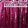 PartyWoo Fringe Curtain Burgundy Red Foil 3.3x6.6 Feet 2 pcs - 2 of 4