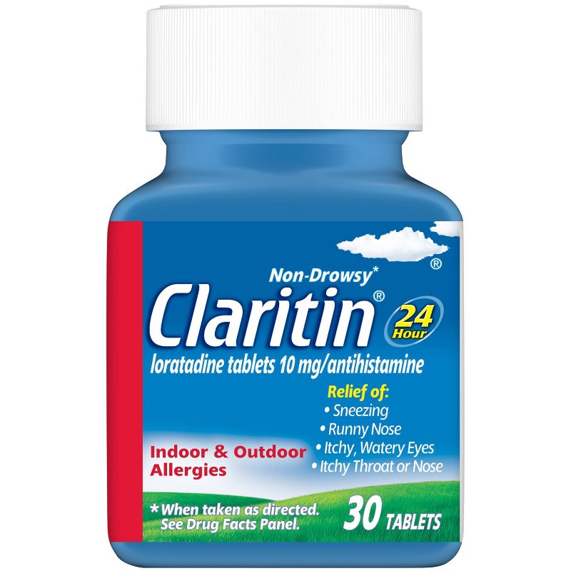 Claritin Allergy Relief 24 Hour Non-Drowsy Loratadine Tablets, 3 of 12