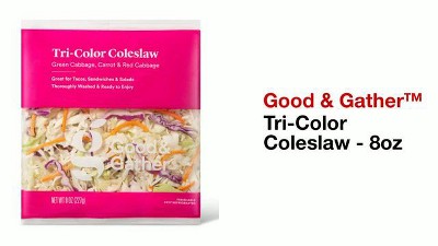 Play Tri-Color Coleslaw - 8oz - Good & Gather™, 3 of 5, play video