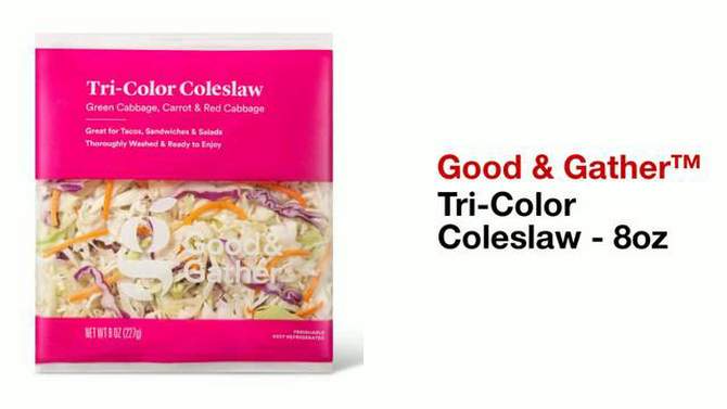Tri-Color Coleslaw - 8oz - Good &#38; Gather&#8482;, 2 of 5, play video